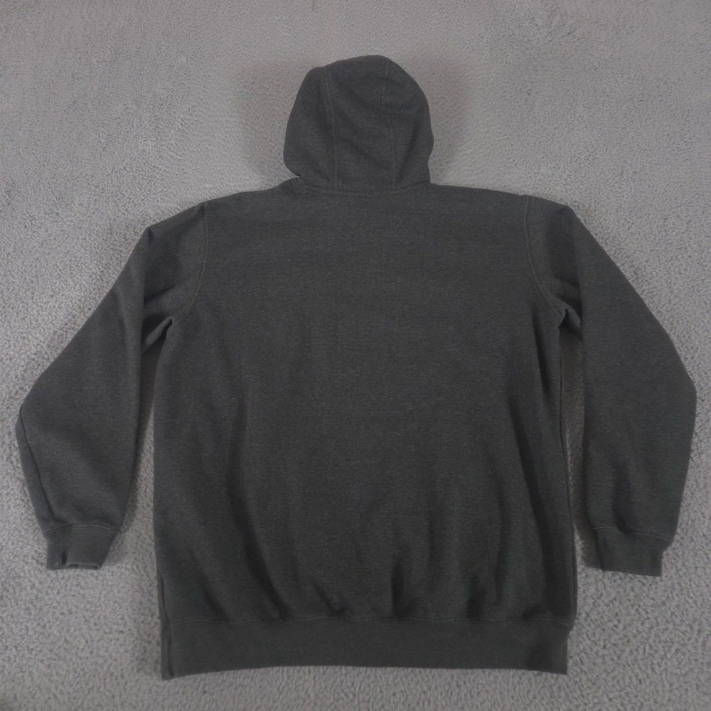 Carhartt Hoodie Mens XL Gray Marquette Loose Fit Cotton Blend Lacrosse Graphic - Picture 6 of 9